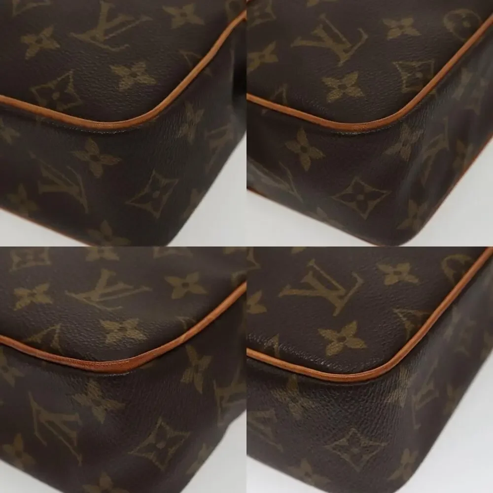 Louis Vuitton Monogram Compiegne 23 Clutch Bag Brown